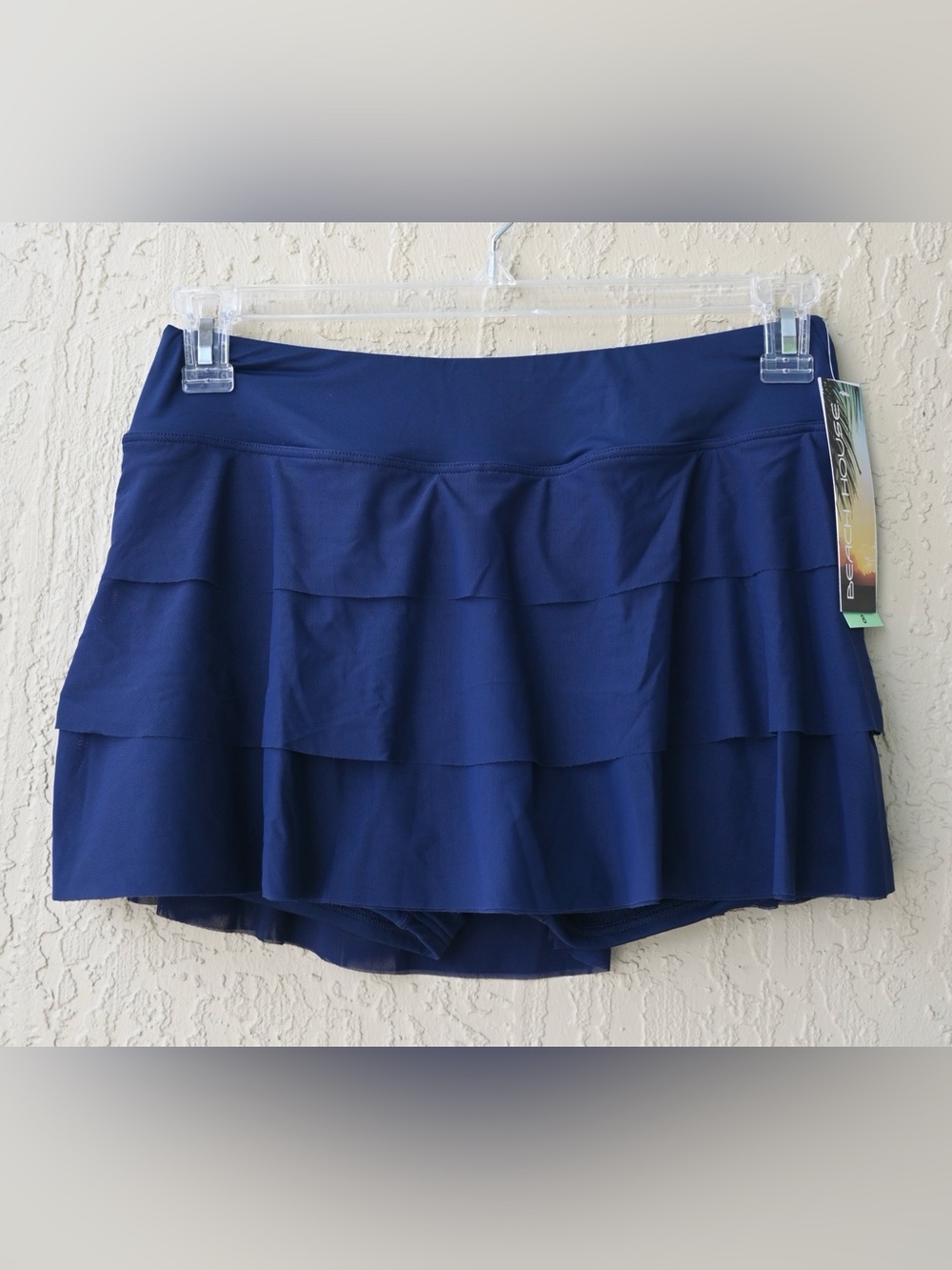 Beach House Cruise 2020 Swim Skort in Admiral Navy with Mesh Lining
